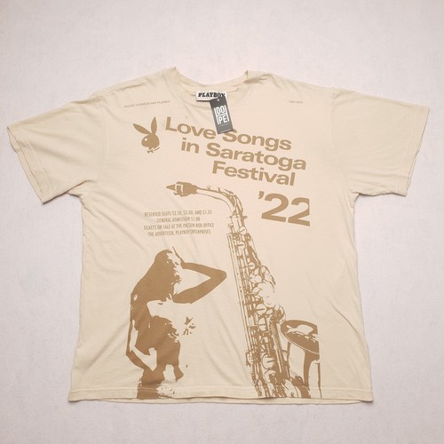 Playboy mens beige shirt - mens, xl