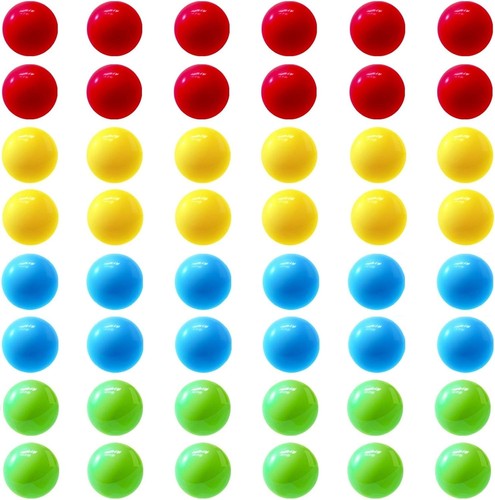 48pcs game replacement marbles - game,