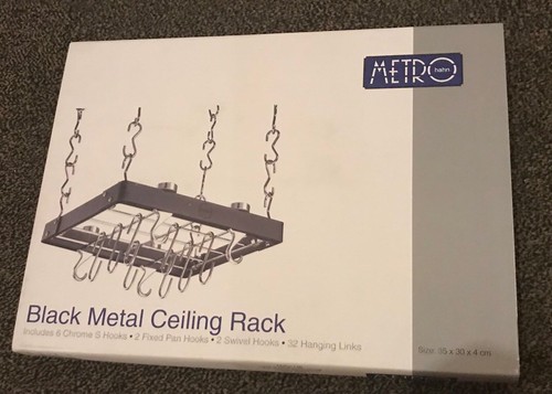 Hahn metro black metal ceiling - metal,