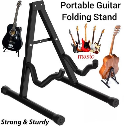 Metal folding guitar stand - metal,