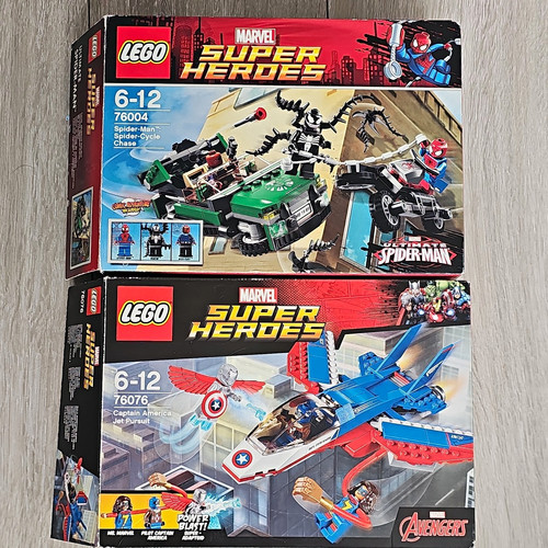 Lego marvel empty box bundle - marvel,