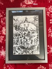 Rare FRAMED ART PRINT , Occult