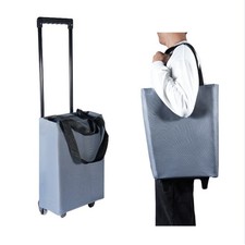 Foldable shopping trolley - foldable,