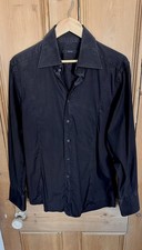 Men’s Gucci Long Sleeved Shirt - Black - Large - Size 16.5