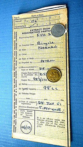 Old buff logbook rf60 from - old,