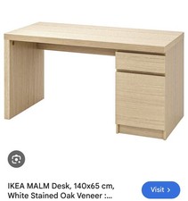 Ikea Malm Desk With Draper And