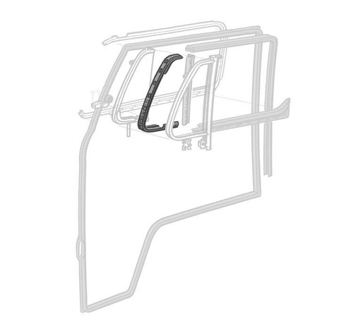 Cab door opening quarterlight - door,