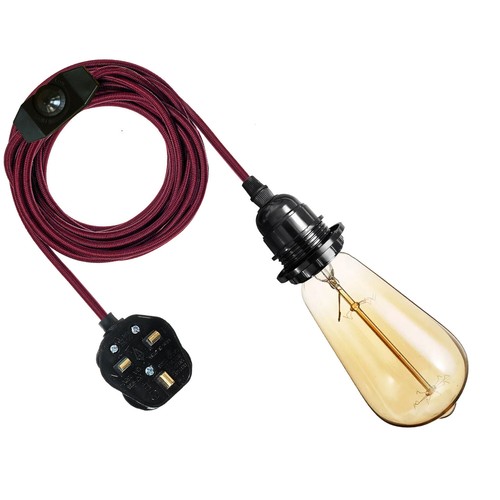 Plug pendant lamp light - pendant,
