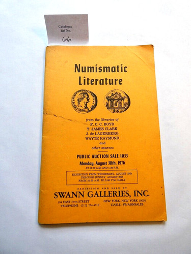 Numismatic literature from - from, the
