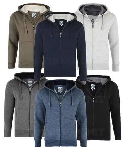 Mens kam fleece hooded zip - mens, up