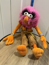 Disney Store Stamped The Muppets Animal 20" Poseable Soft Toy Large Most Wanted