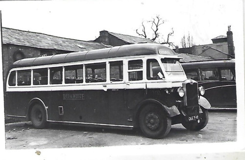 Bus photo cax362 red white - red,