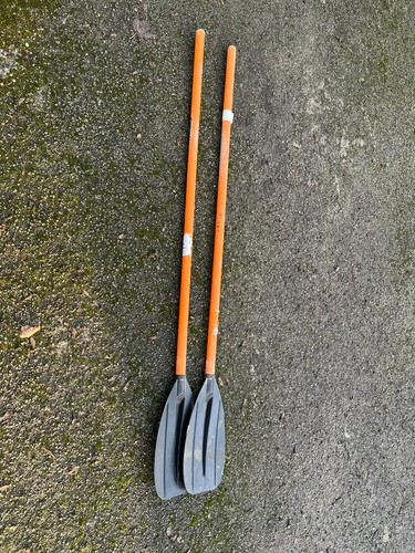 Pair boat oars - pair, (wooden
