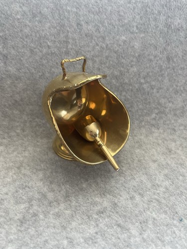 Vintage brass coal scuttle - vintage,