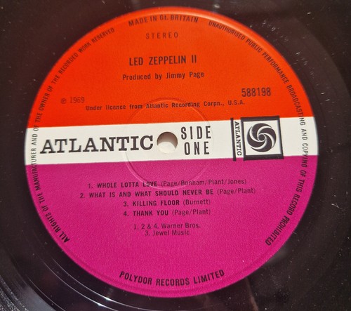 Led zeppelin 2 red - led, ii