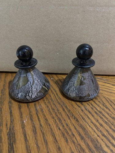 Vintage azurene glass perfume - vintage,