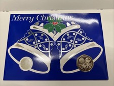 1994 Gibraltar Christmas 50p Fifty Pence Coin with Diamond Finish In Card