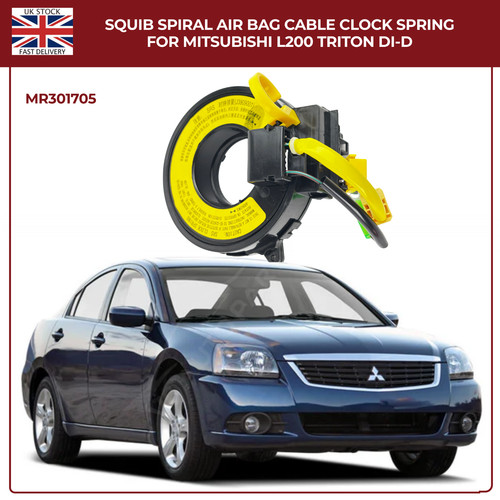 Squib spiral air - cable, clock
