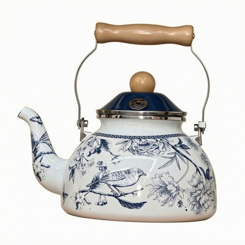 Enamel kettle with - kettle,