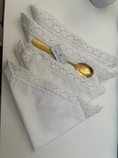 6x cotton serviettes Made in