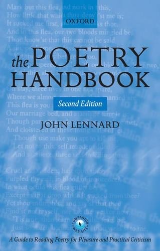 The poetry handbook - handbook, by