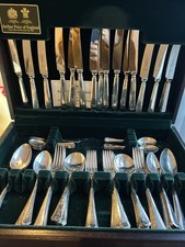 Arthur Price Cutlery Set Silver Plated ‘Grecian’  68 Piece Settings For 8 People