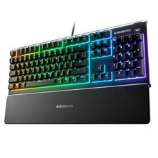 Steelseries Apex 3 Gaming Keyboard Water Resistant Black Wired Rgb Lights Usb 4