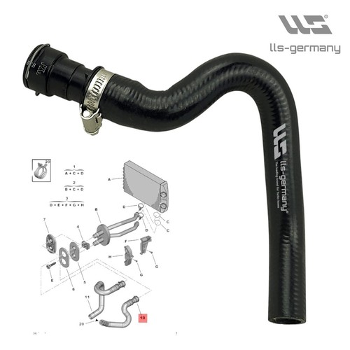 Heating hose for peugeot 307 - heating,