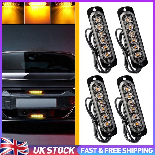 New 12v 24v led amber - 4*12v, 6