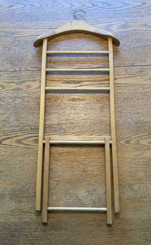Vintage folding valet stand - valet,