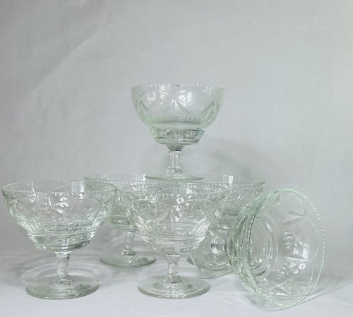 Vintage cut glass crystal - 8,
