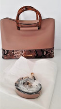 DUNE London Tan/Snakeskin