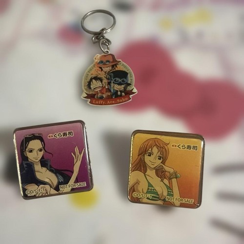 One piece kura sushi keychain - one,