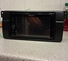 Pioneer Double Din Stereo With BMW E46 Plug Amd Facia