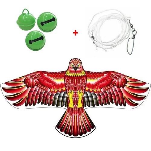 Flying hawk kite - hawk, scarer