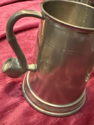 Vintage pewter tankard - pewter,