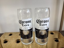 Corona Extra Full Pint Glasses