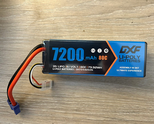 Dxf lipo battery pack 1v - lipo, 3s