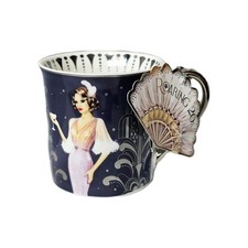 Roaring 1920's  Blue Lady Art