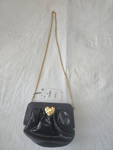 Brand new zara leather black - zara, &