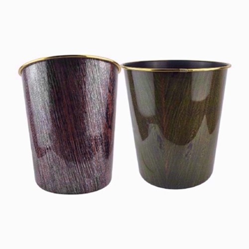 Wood grain effect can - wood, large