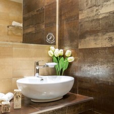Bronze Large Format Rustic Rectified Industrial Porcelain Tile Wall & Floor Box