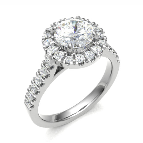 Diamond solitaire halo - diamond,