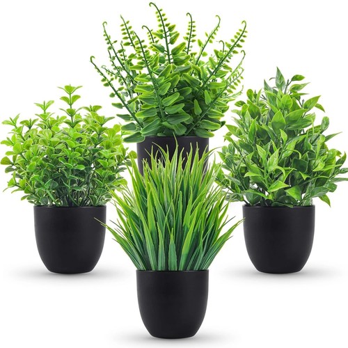 Set artificial plants in - of,
