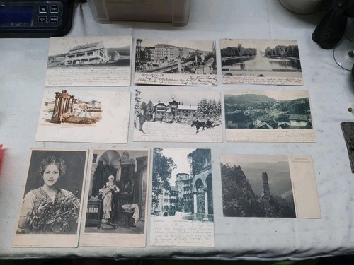 100 vintage postcards - 100,