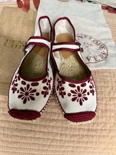 Penelope Chilvers Embroidered Espadrilles Size 41
