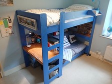 High Sleeper Bed with futon