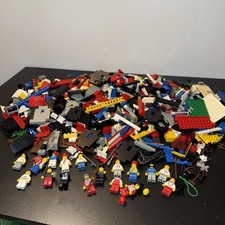Large LEGO 1970s 1980s Joblot Mixed Bundle + minifigures + Look 