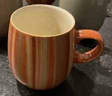 Denby Fire Stripes Mug Coffee