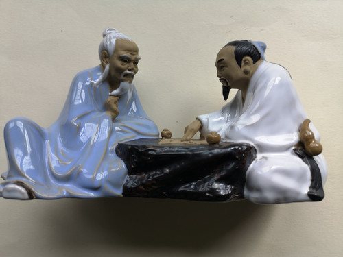 Chinese mudmen figurine - chinese,